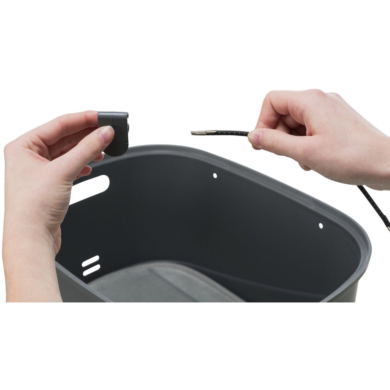 Hundefahrradkorb für Gepäckträger aus Kunststoff Bild 30