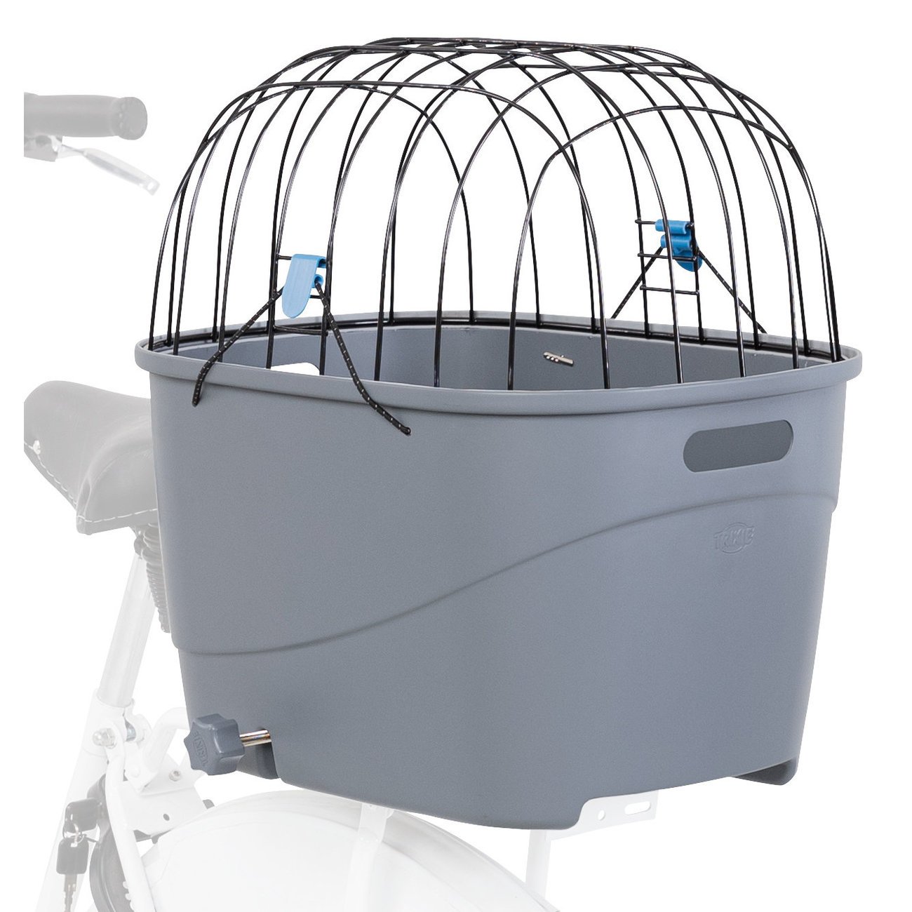 Hundefahrradkorb für Gepäckträger aus Kunststoff Bild 1