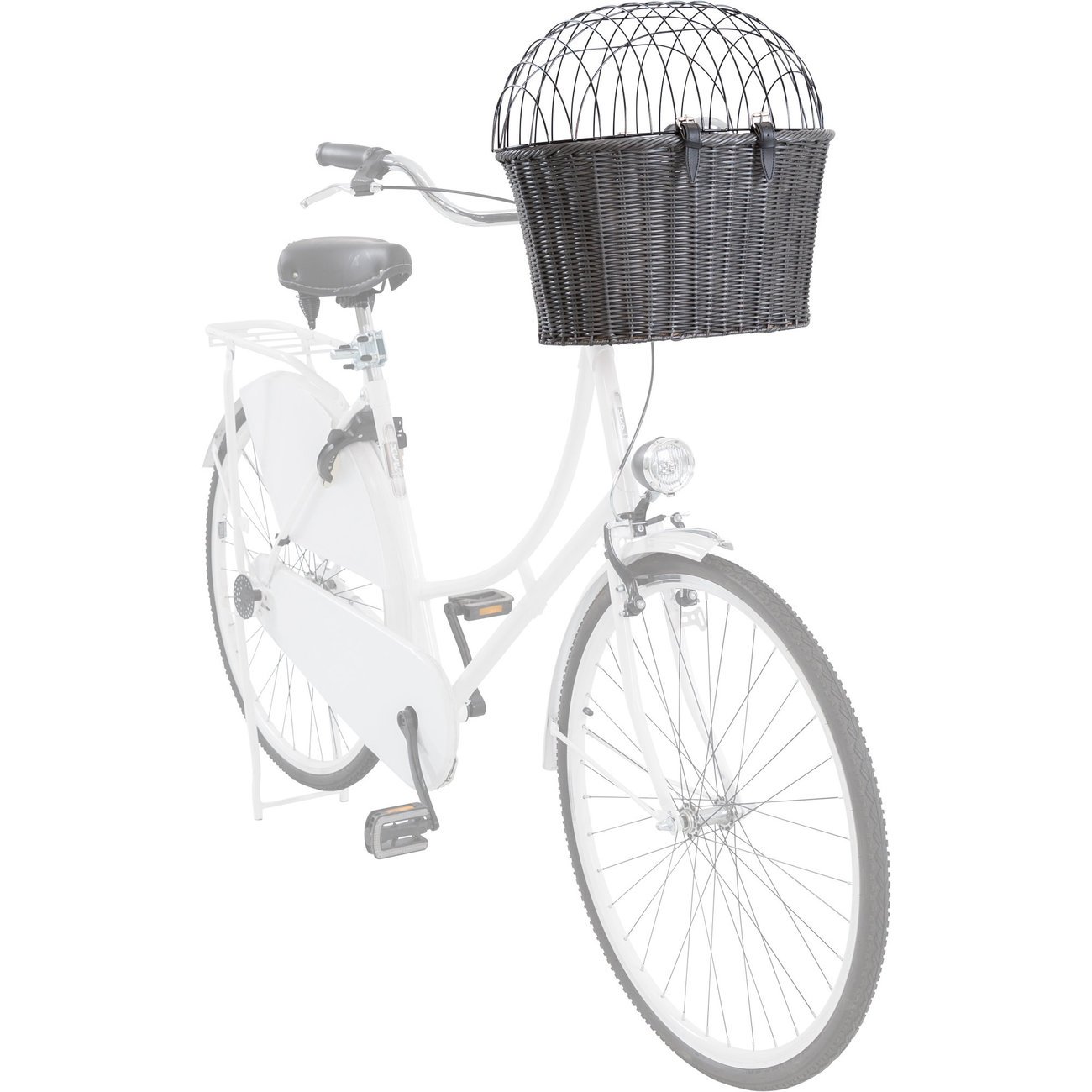 Front Fahrradkorb für Hunde und Katzen mit Gitter Bild 26