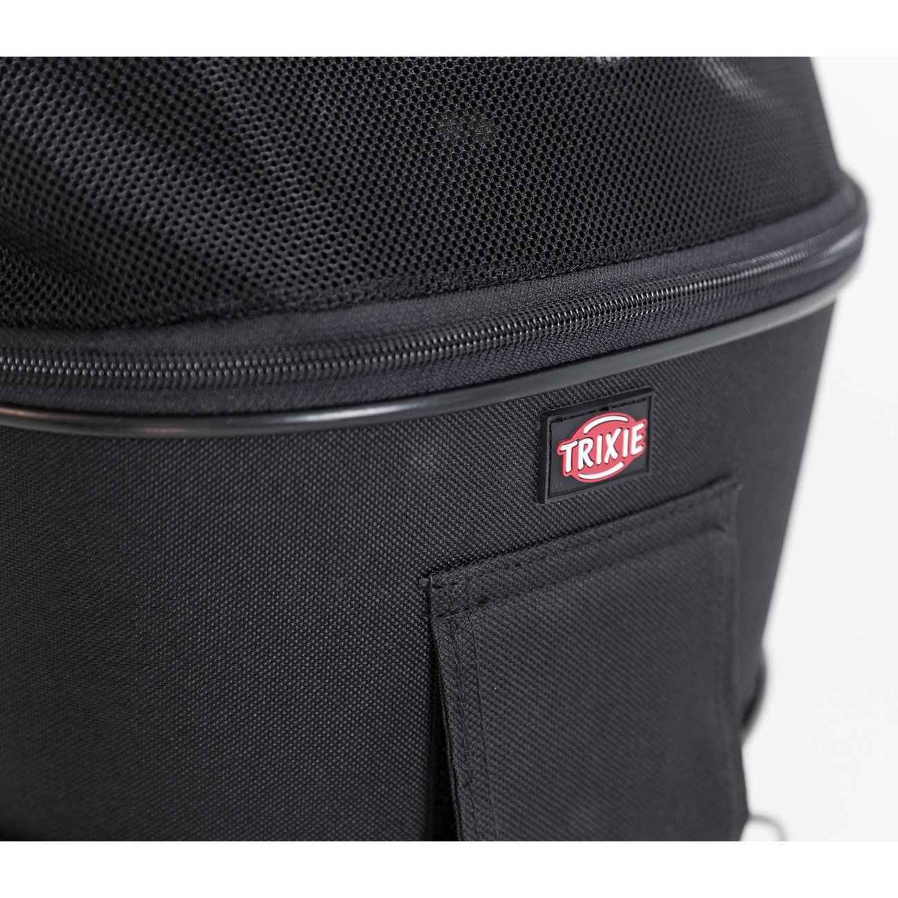 Hundefahrradkorb für Gepäckträger mit Kurzleine Bild 10