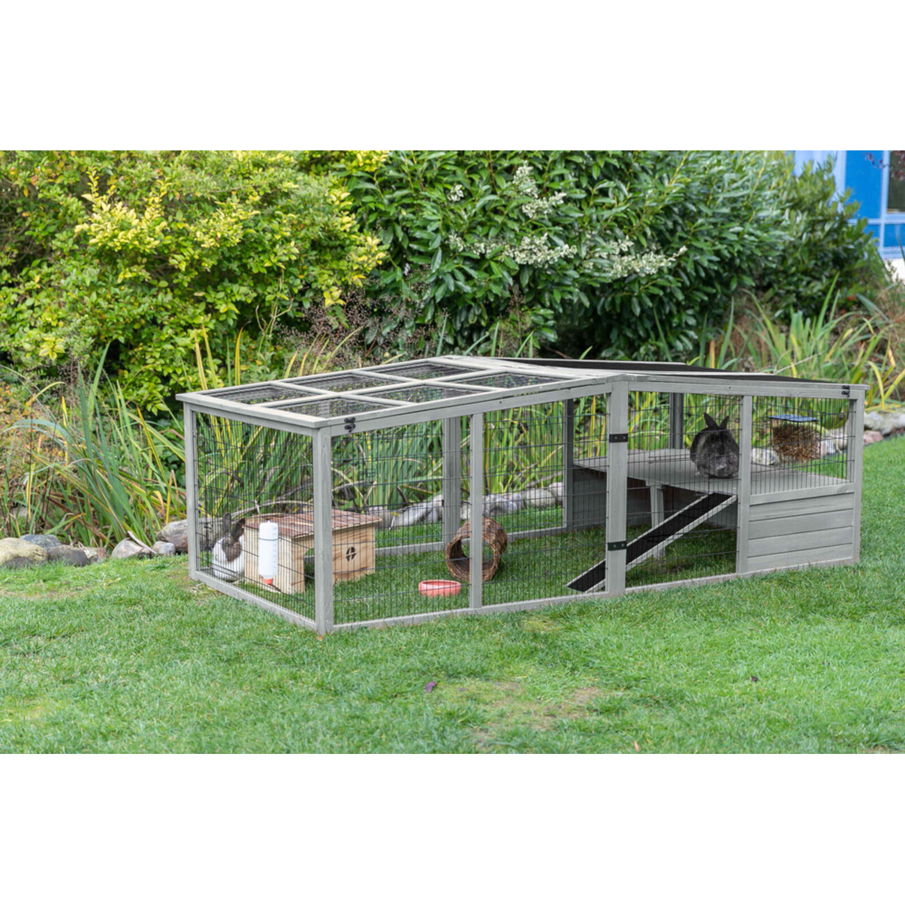 TRIXIE Großes Freilaufgehege für Kleintiere mit Abdeckung | tiierisch.de Bild 20