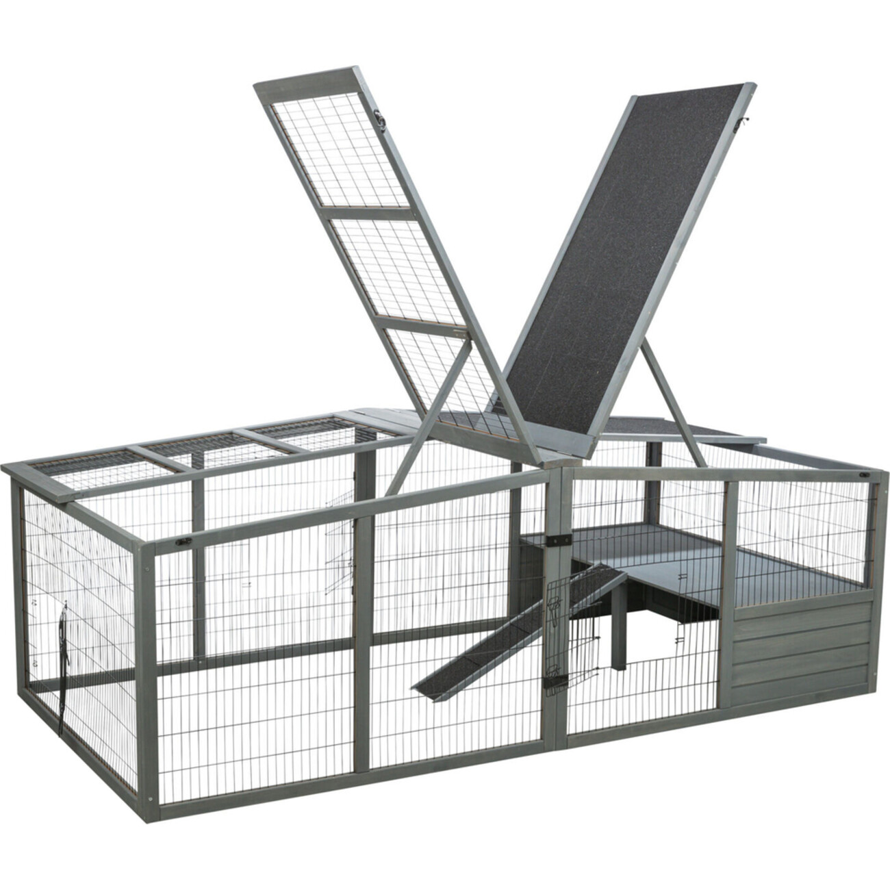 TRIXIE Großes Freilaufgehege für Kleintiere mit Abdeckung | tiierisch.de Bild 23