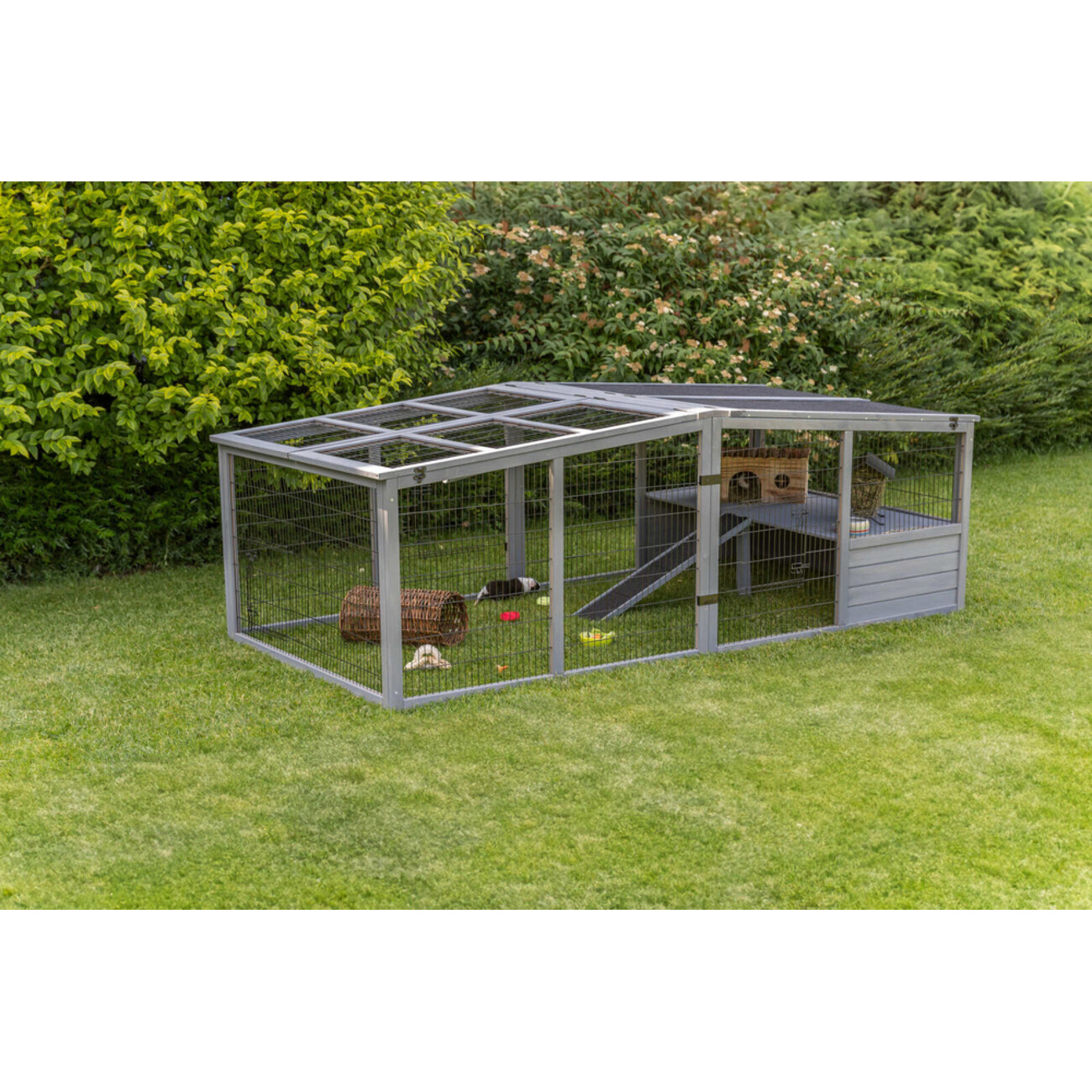 TRIXIE Großes Freilaufgehege für Kleintiere mit Abdeckung | tiierisch.de Bild 1