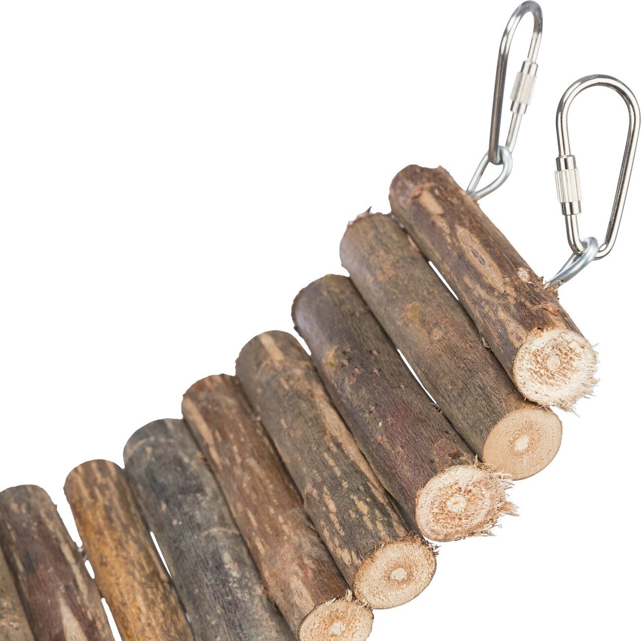 Hängebrücke aus Weideholz Bild 2