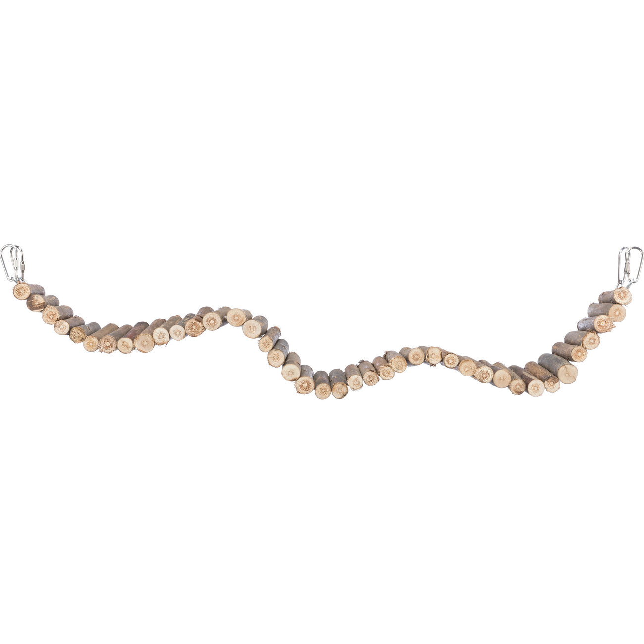 Hängebrücke aus Weideholz Bild 4