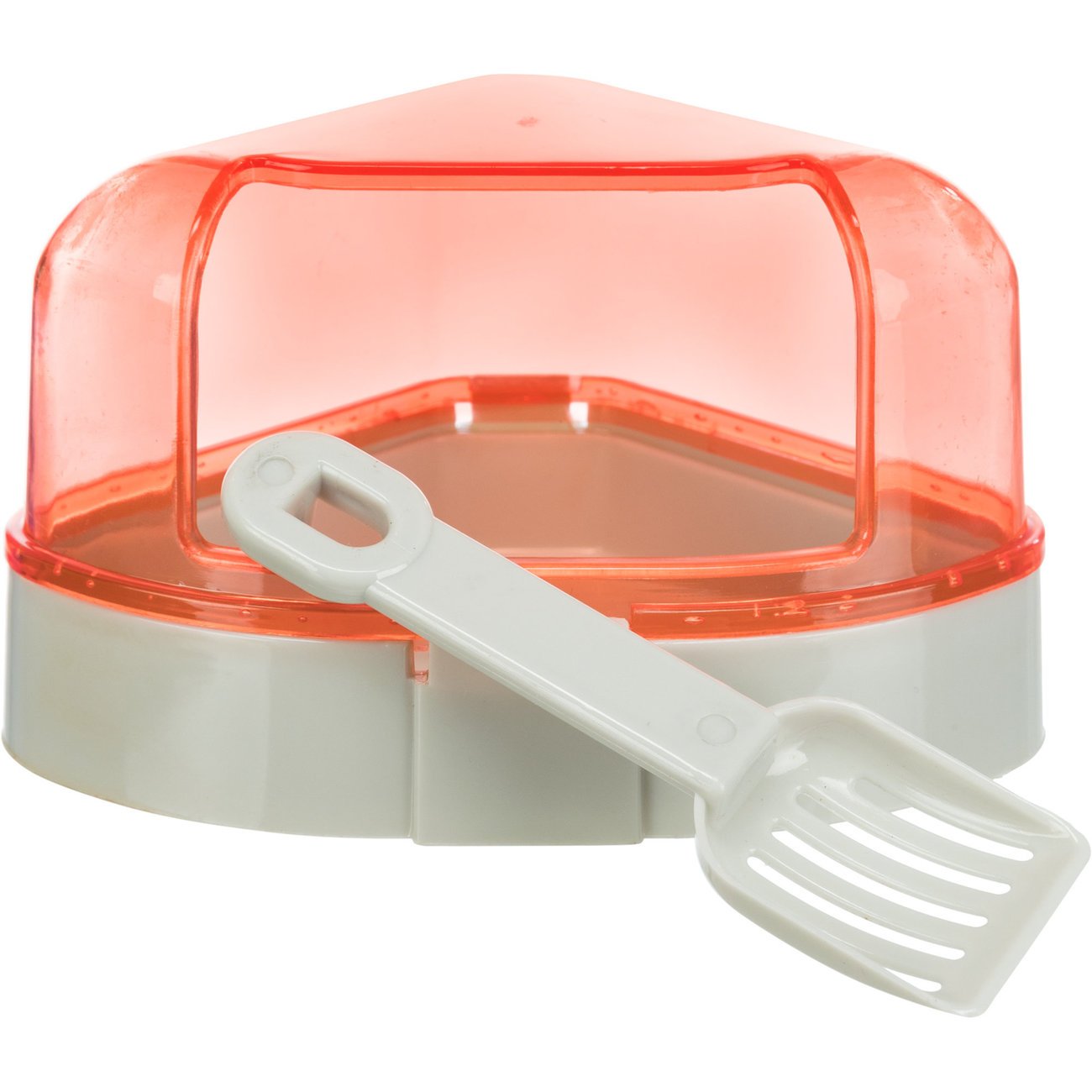 Hamstertoilette Ecktoilette mit Dach Bild 1