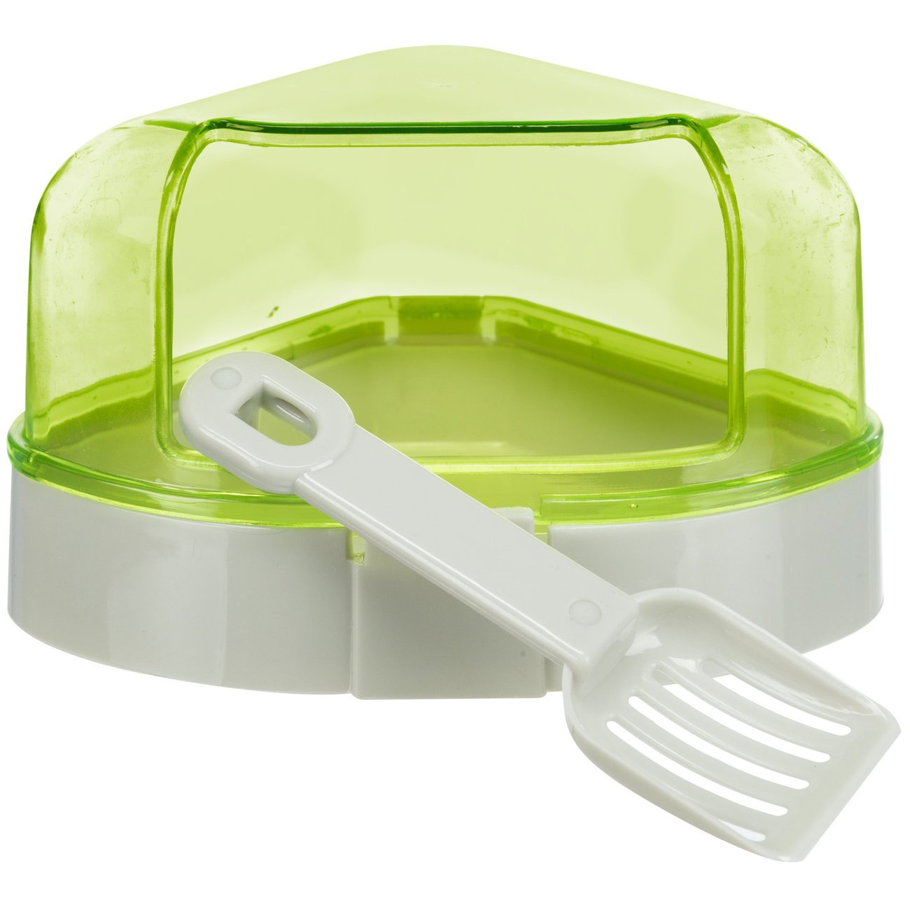 Hamstertoilette Ecktoilette mit Dach Bild 5