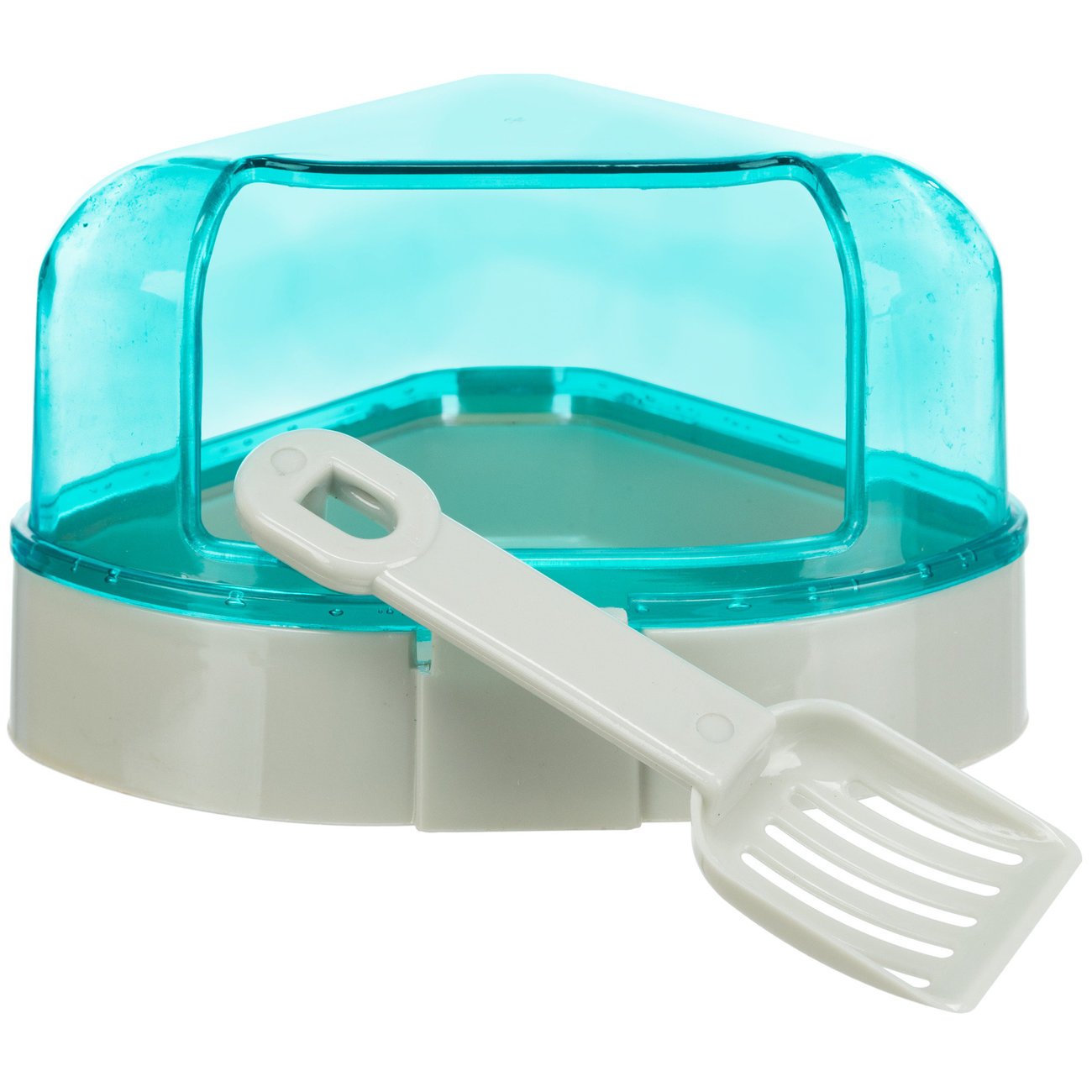 Hamstertoilette Ecktoilette mit Dach Bild 7