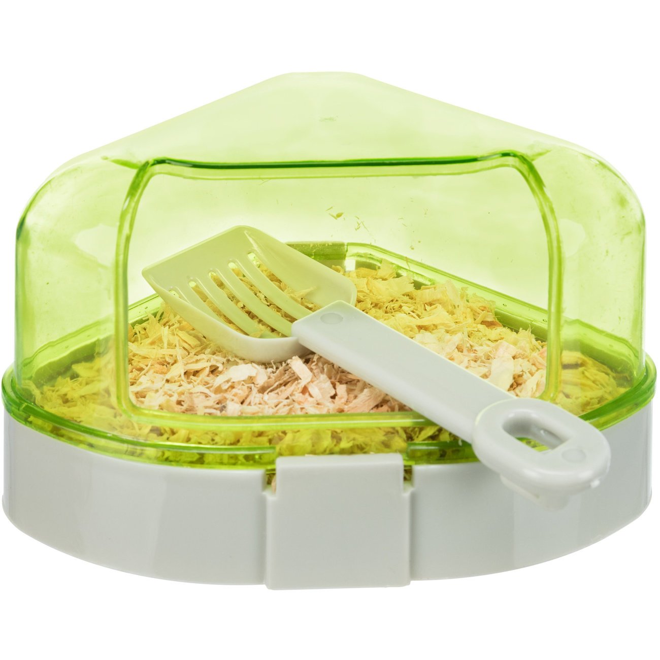 Hamstertoilette Ecktoilette mit Dach Bild 9