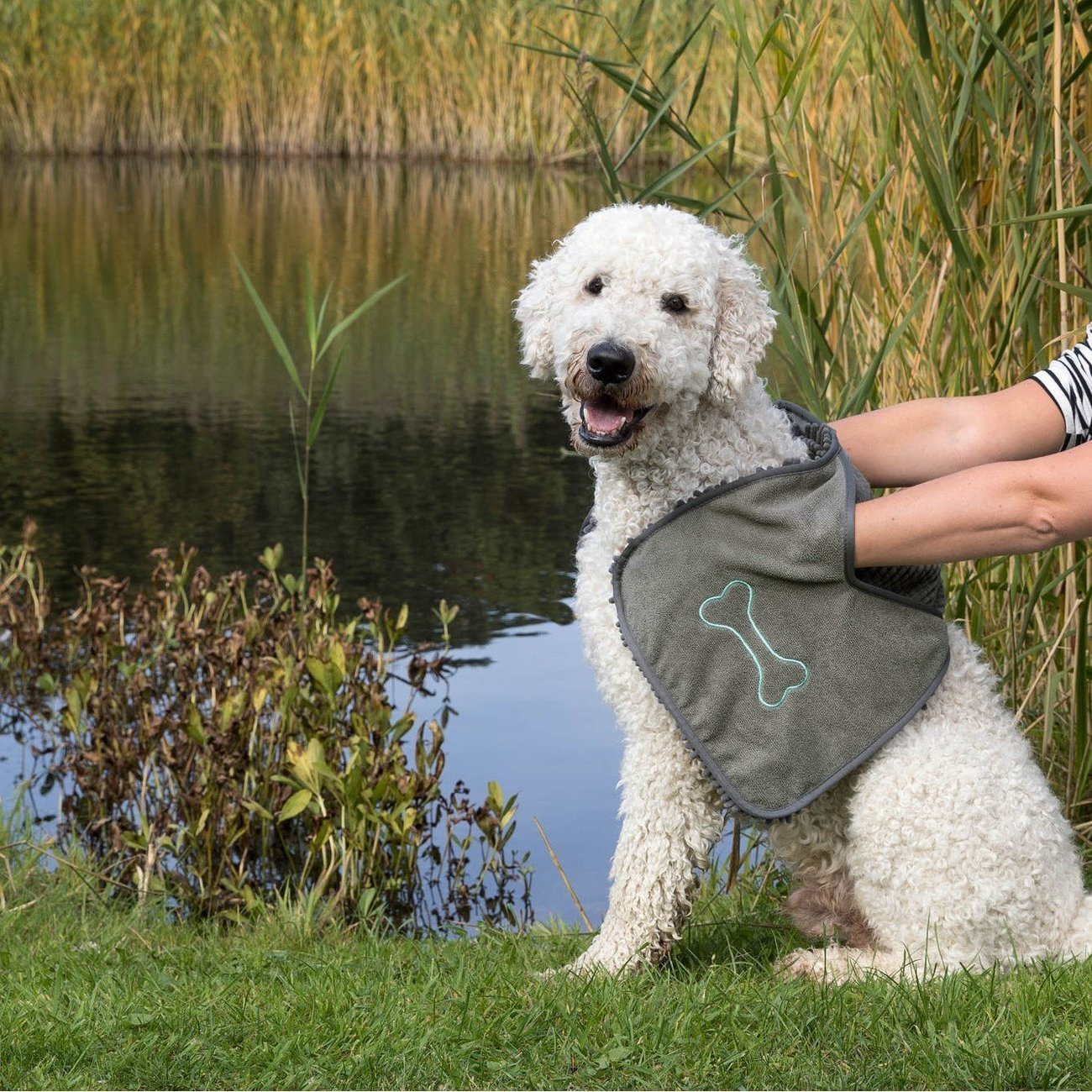 Handtuch mit Laschen Bild 2