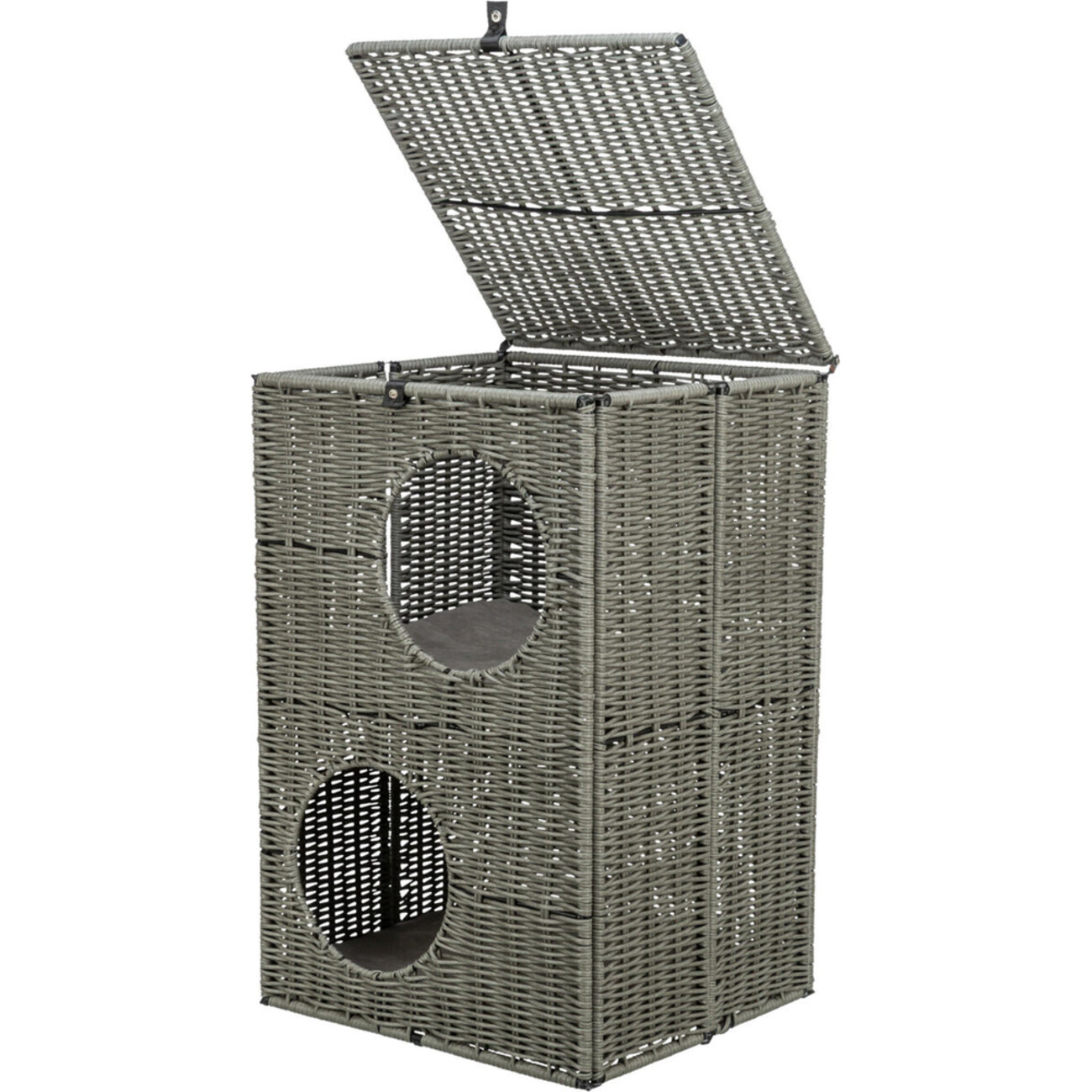 TRIXIE Höhle Amalia eckig outdoor - Katzenhöhle für draußen Bild 3