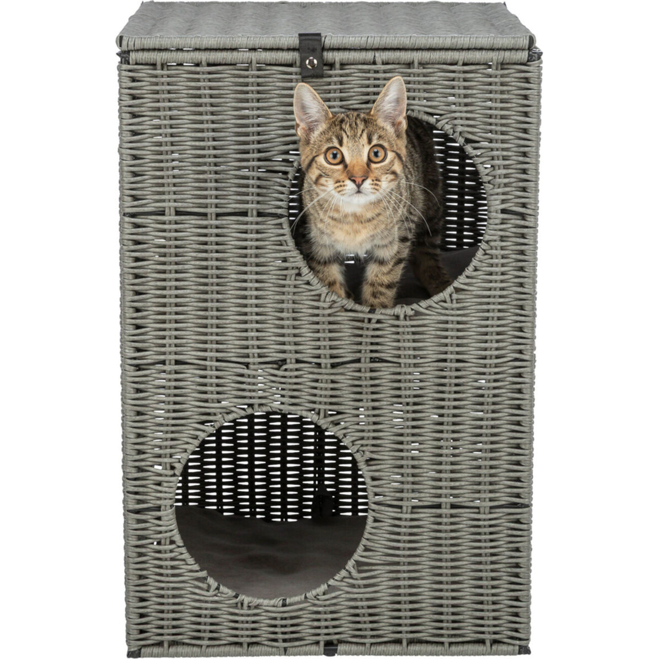 TRIXIE Höhle Amalia eckig outdoor - Katzenhöhle für draußen Bild 4