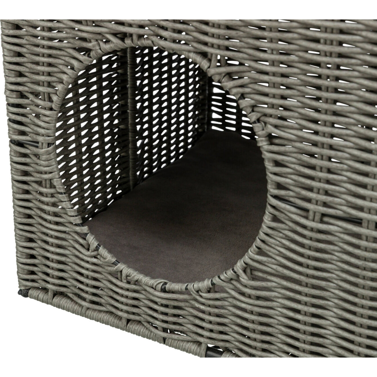 TRIXIE Höhle Amalia eckig outdoor - Katzenhöhle für draußen Bild 6