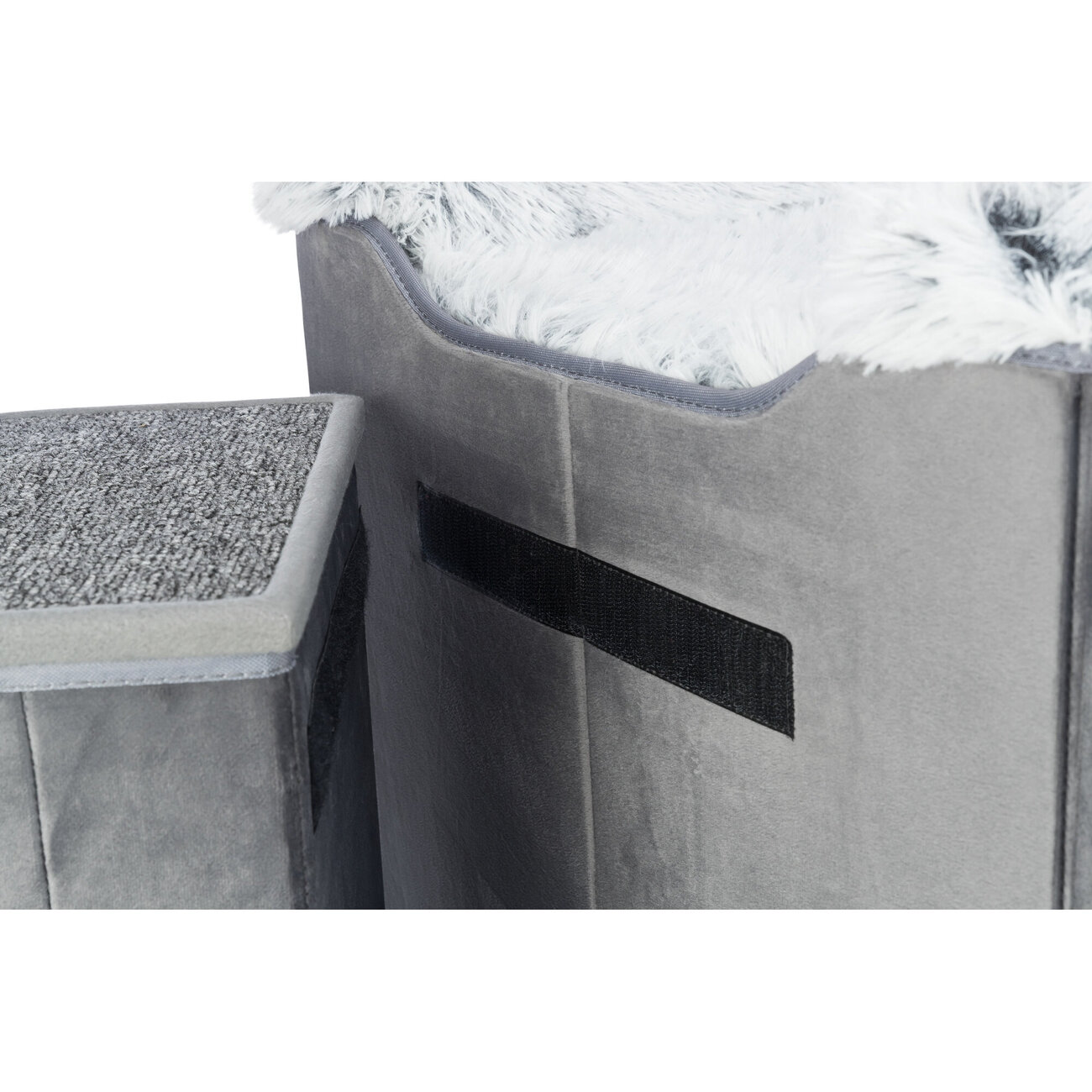 Hunde Beistellbett Harvey mit Treppe und Höhle Bild 5