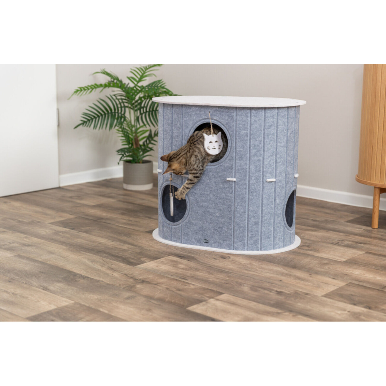 TRIXIE Höhle Mara SOFT Edition – Katzenhöhle für erholsamen Schlaf Bild 2