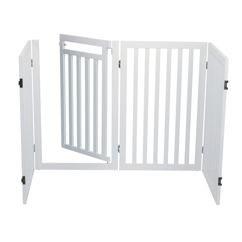 Hunde Absperrgitter mit Tür Bild 14