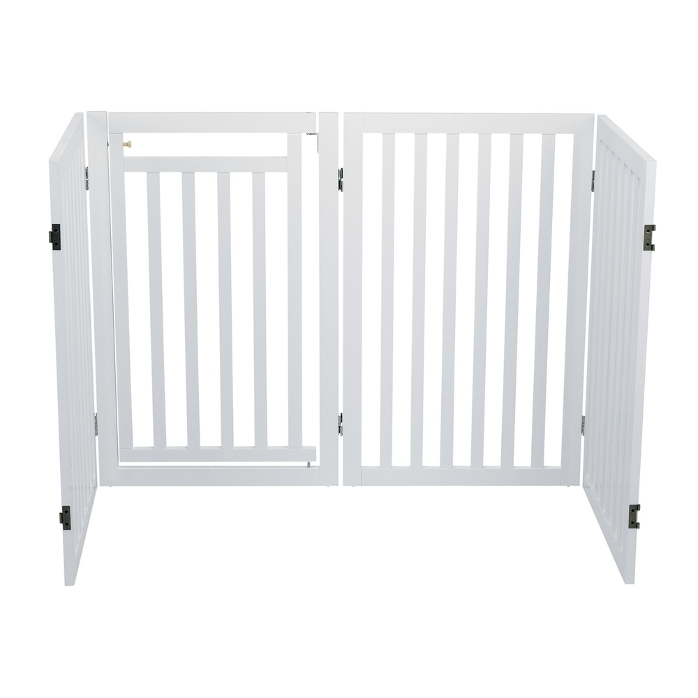 Hunde Absperrgitter mit Tür Bild 16