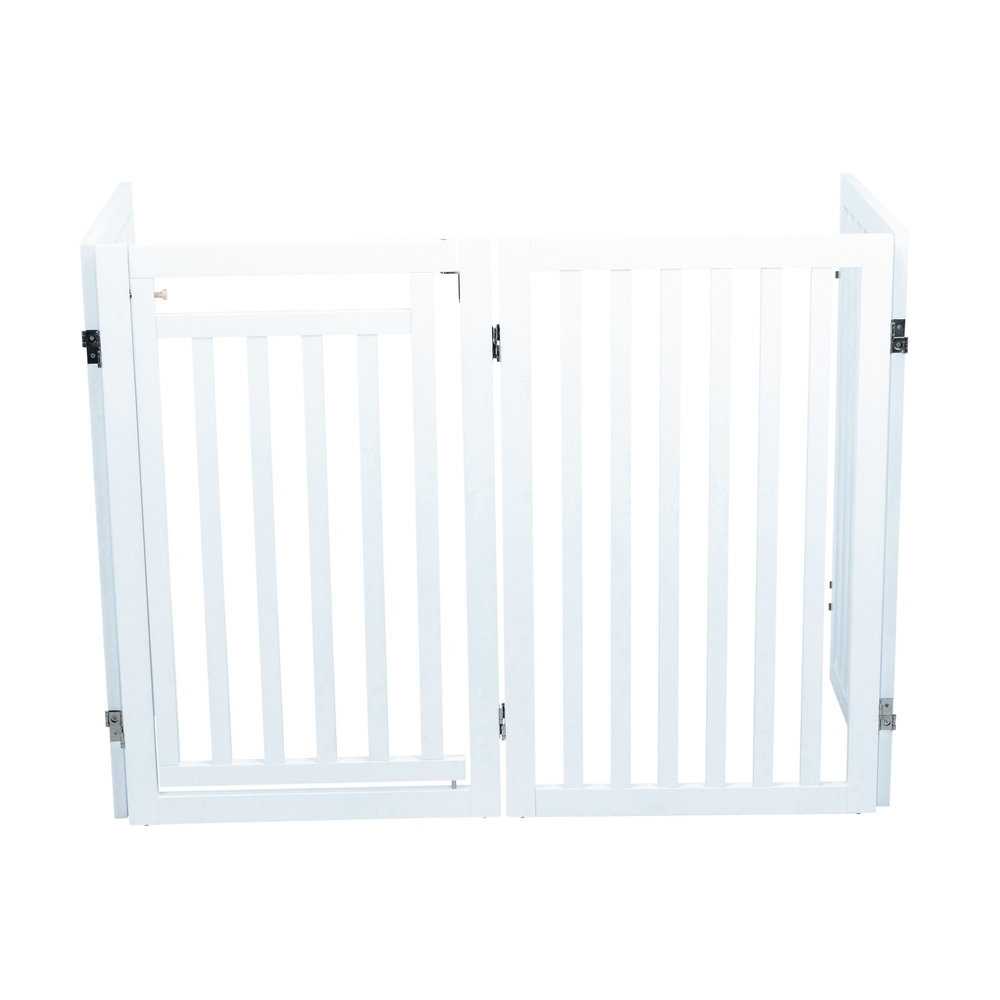 Hunde Absperrgitter mit Tür Bild 17