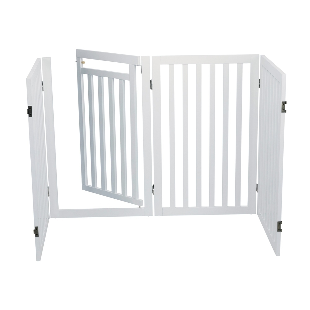 Hunde Absperrgitter mit Tür Bild 18