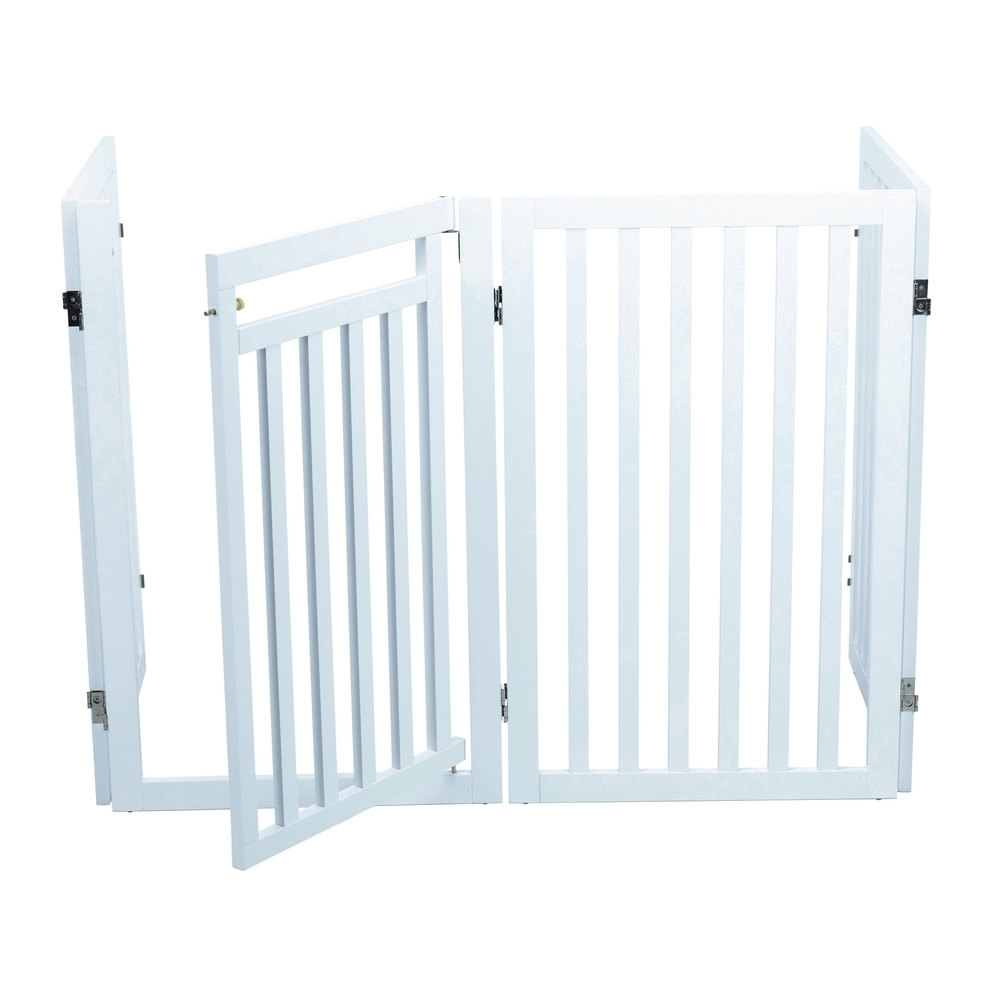 Hunde Absperrgitter mit Tür Bild 19