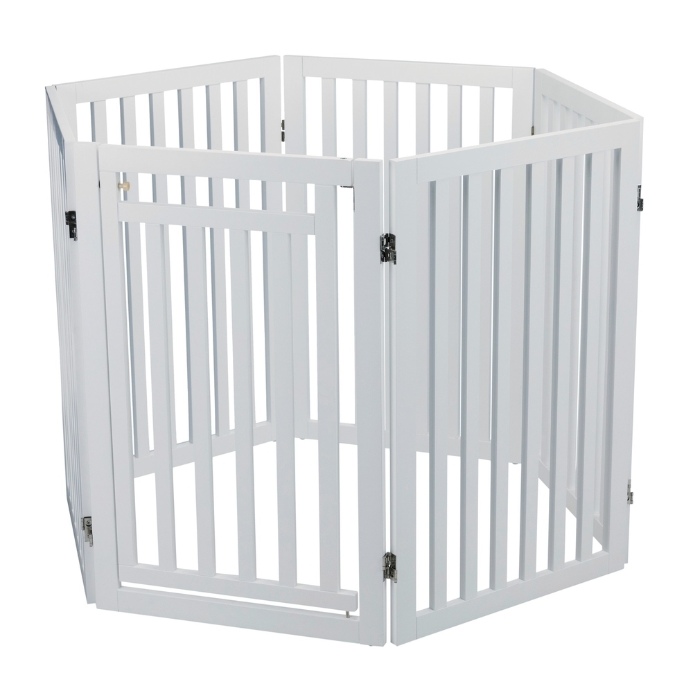 Hunde Absperrgitter mit Tür Bild 21