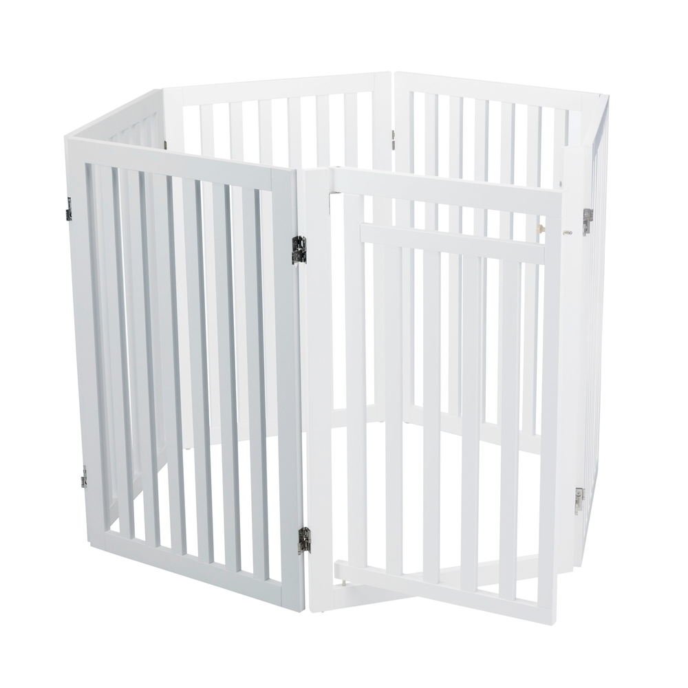 Hunde Absperrgitter mit Tür Bild 4