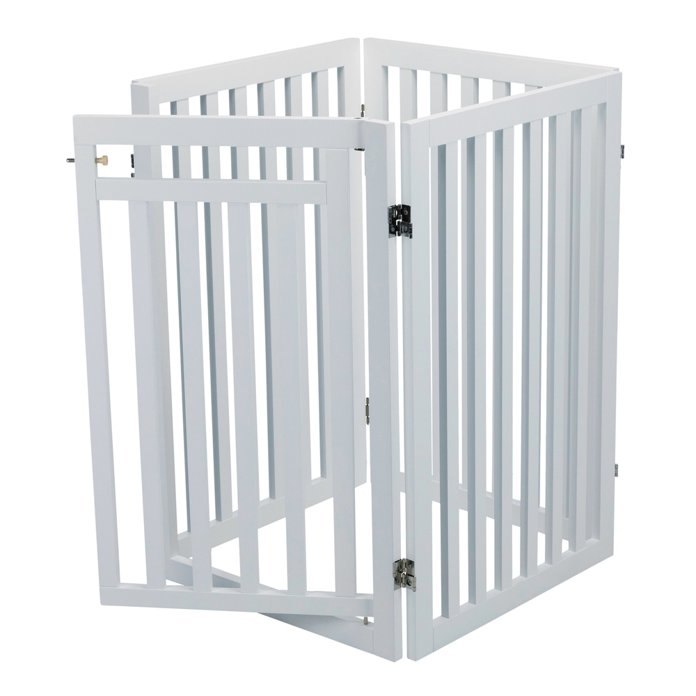 Hunde Absperrgitter mit Tür Bild 10