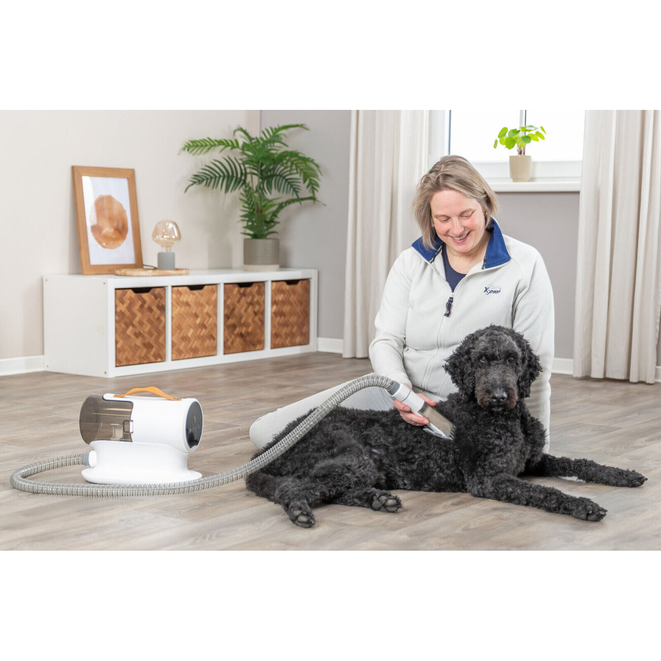 Hunde Schermaschinen-Set mit Fellsauger Bild 6