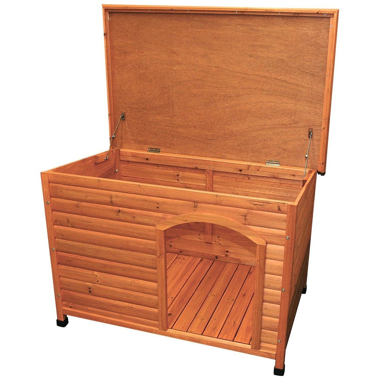 Trixie Hundehütte Natura mit Flachdach Bild 6