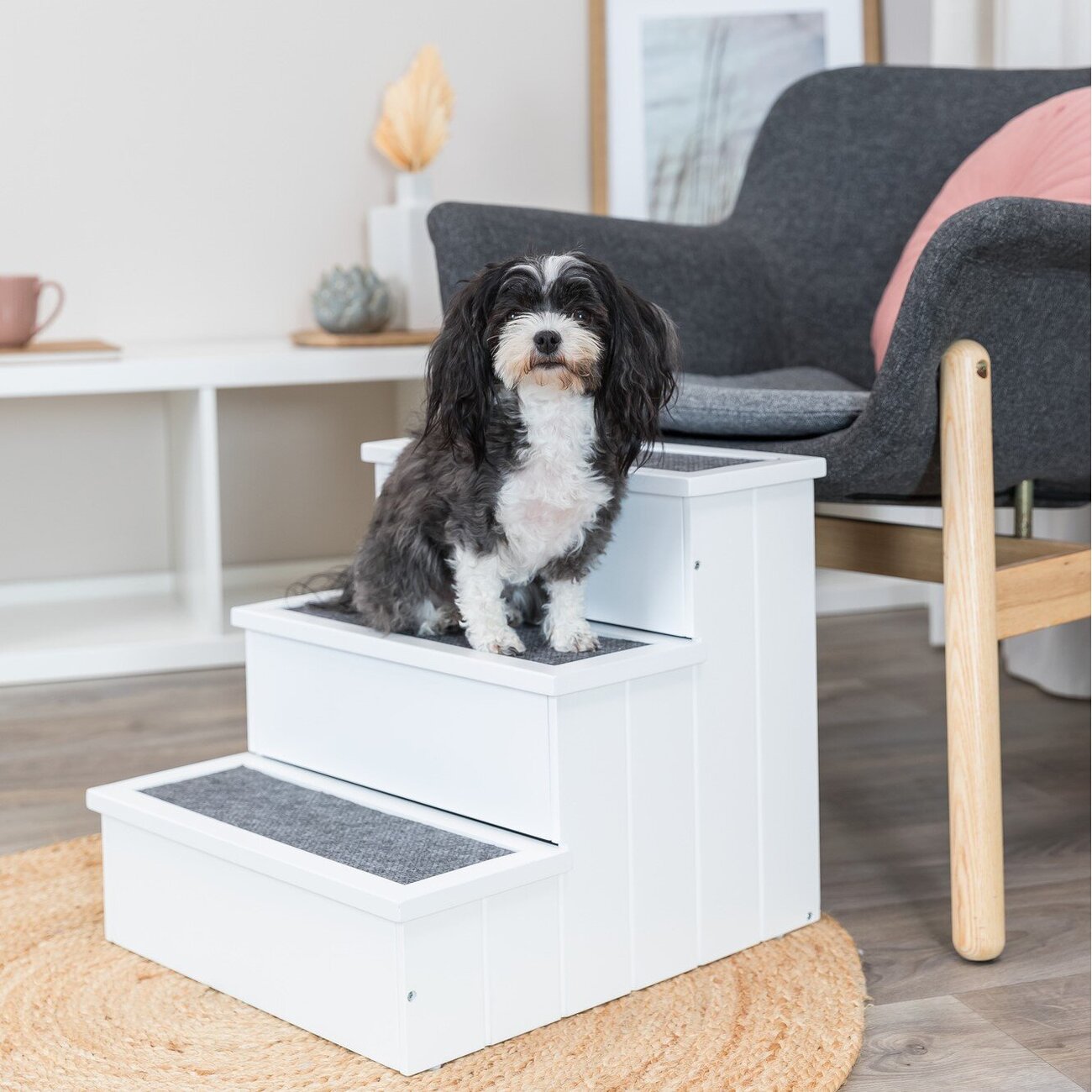 Hundetreppe aus Holz Bild 4