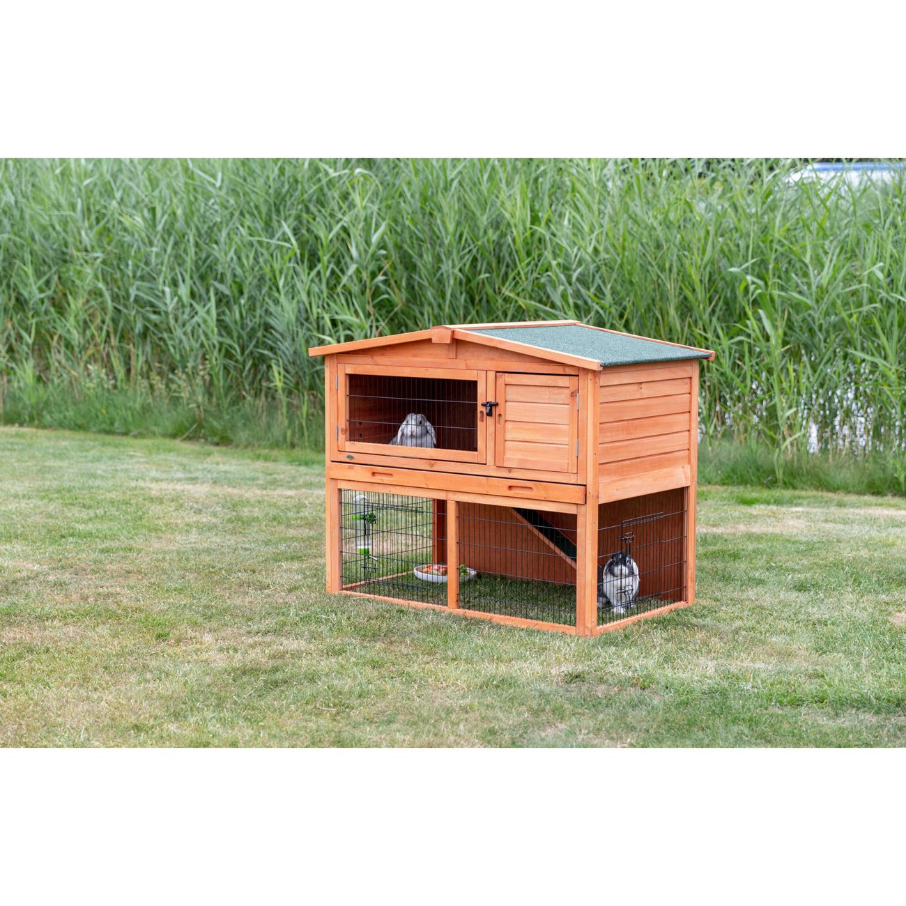 Kleintierstall mit Freilaufgehege Bild 9