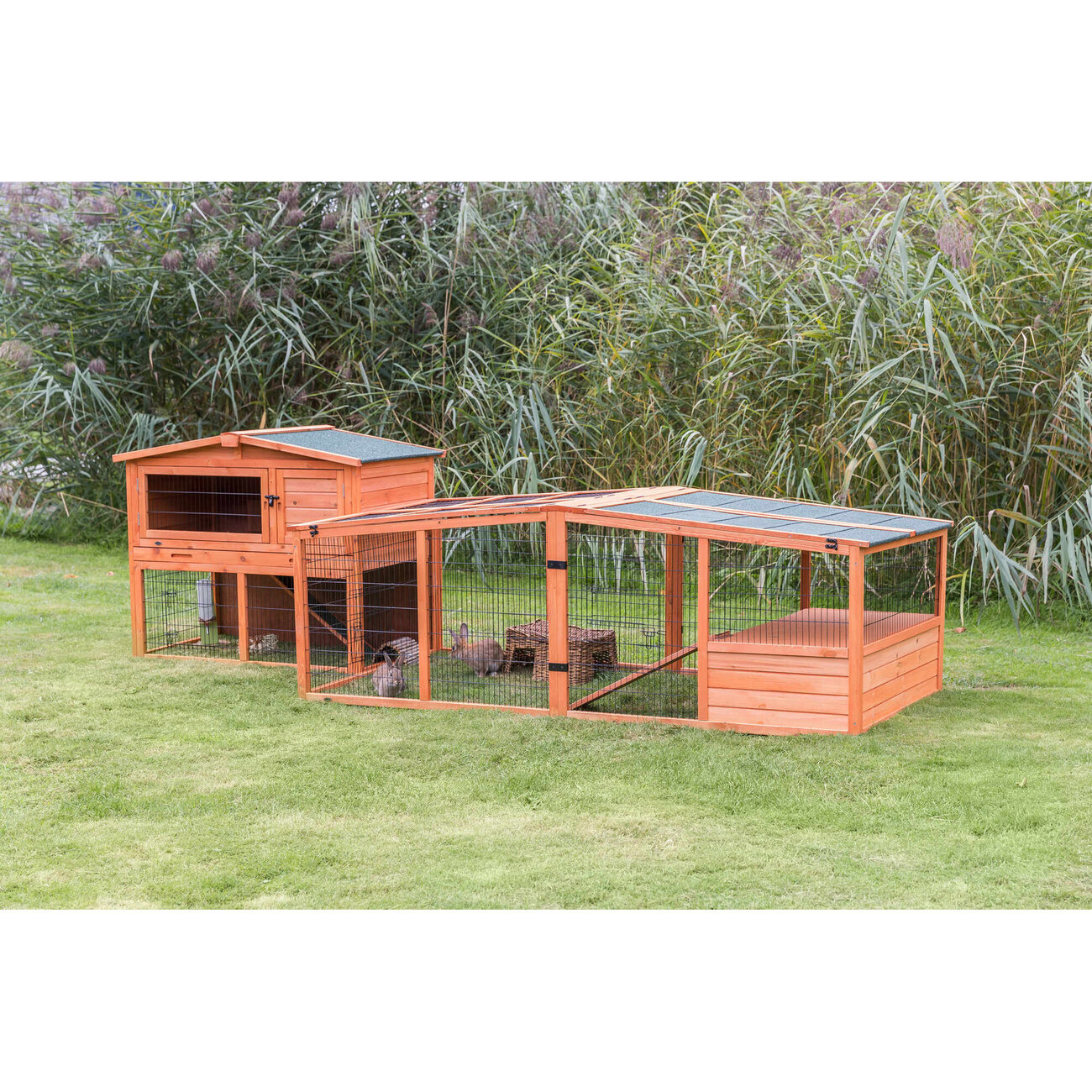 Kleintierstall mit Freilaufgehege Bild 11