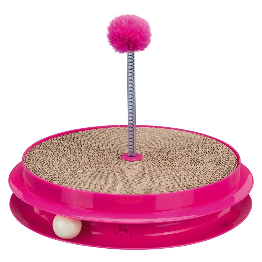 Trixie Katzenspielzeug Spielplatte Scratch & Catch Bild 1