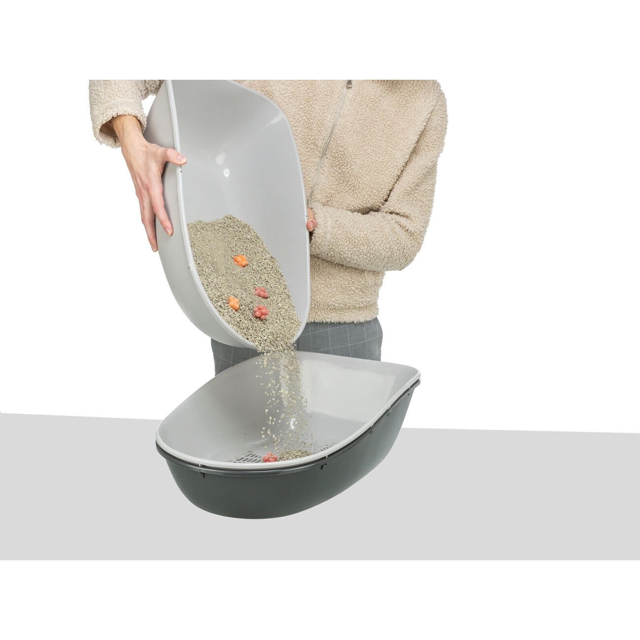 Katzentoilette Berto mit Trennsystem Bild 6