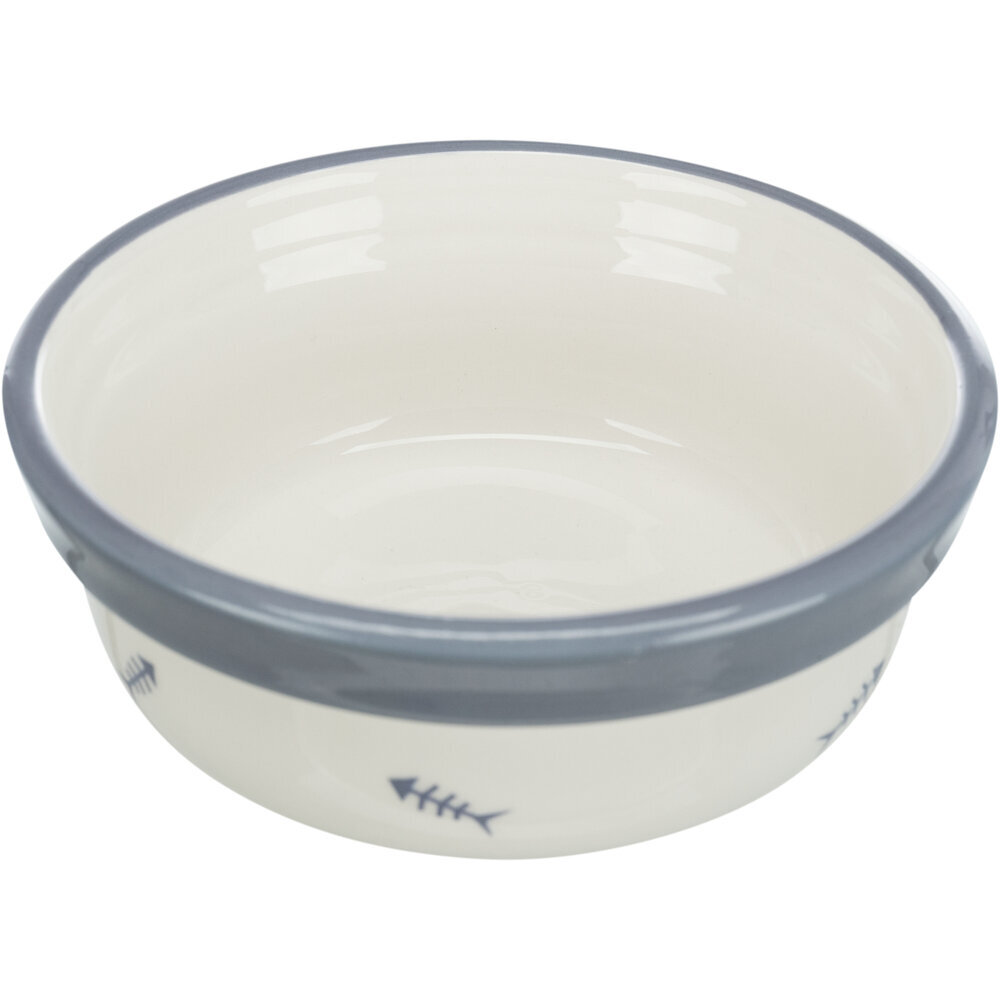 Keramiknapf Fischgräte für Katzen Bild 1