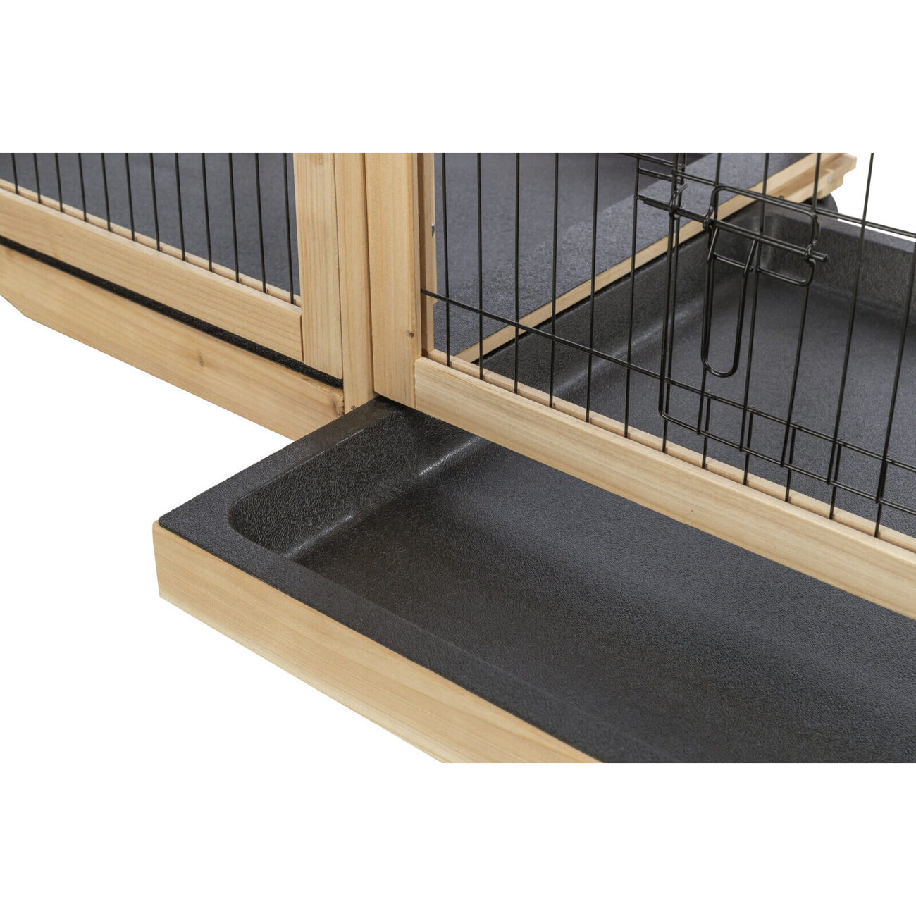 Kleintier Indoor Gehege aus Holz Bild 6