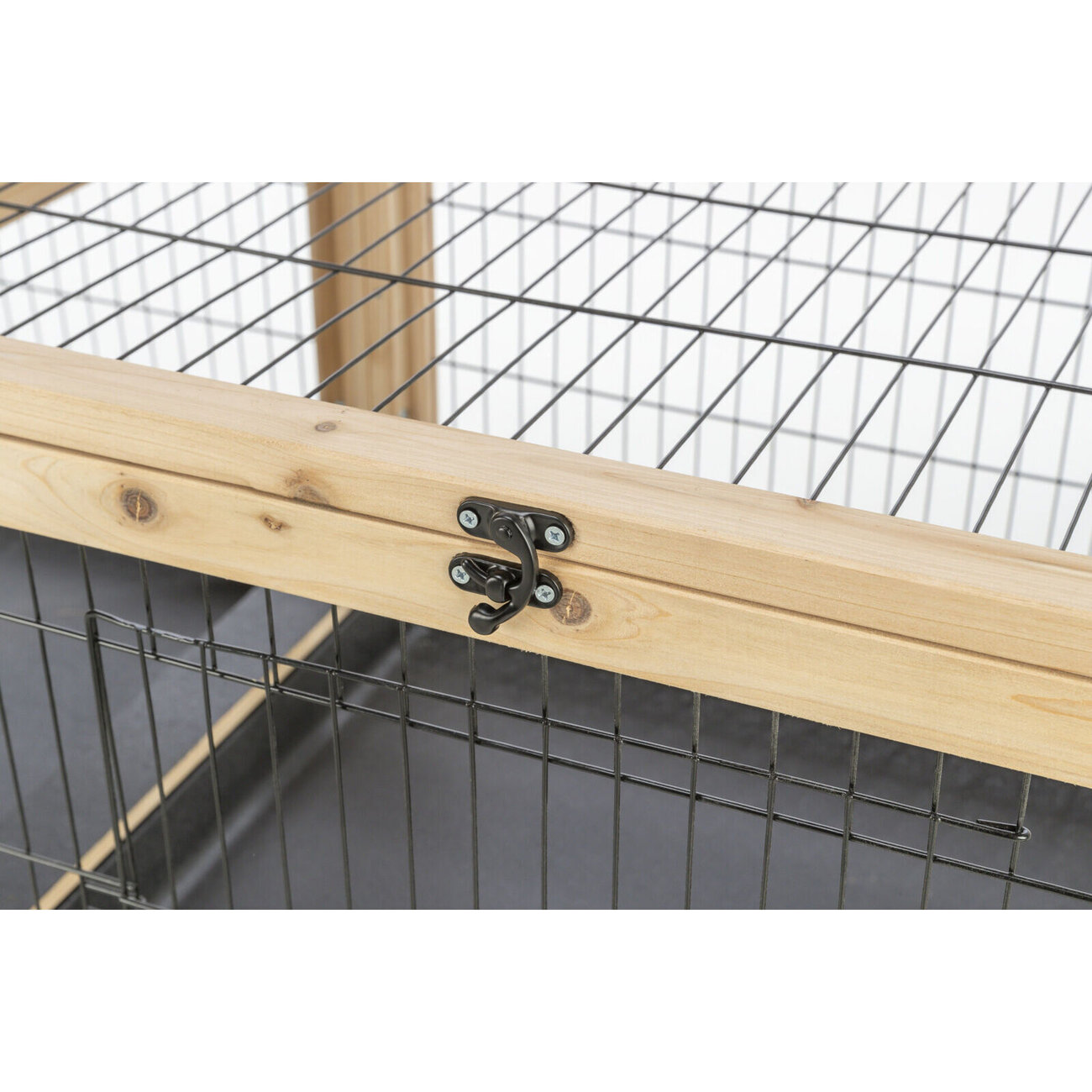 Kleintier Indoor Gehege aus Holz Bild 8