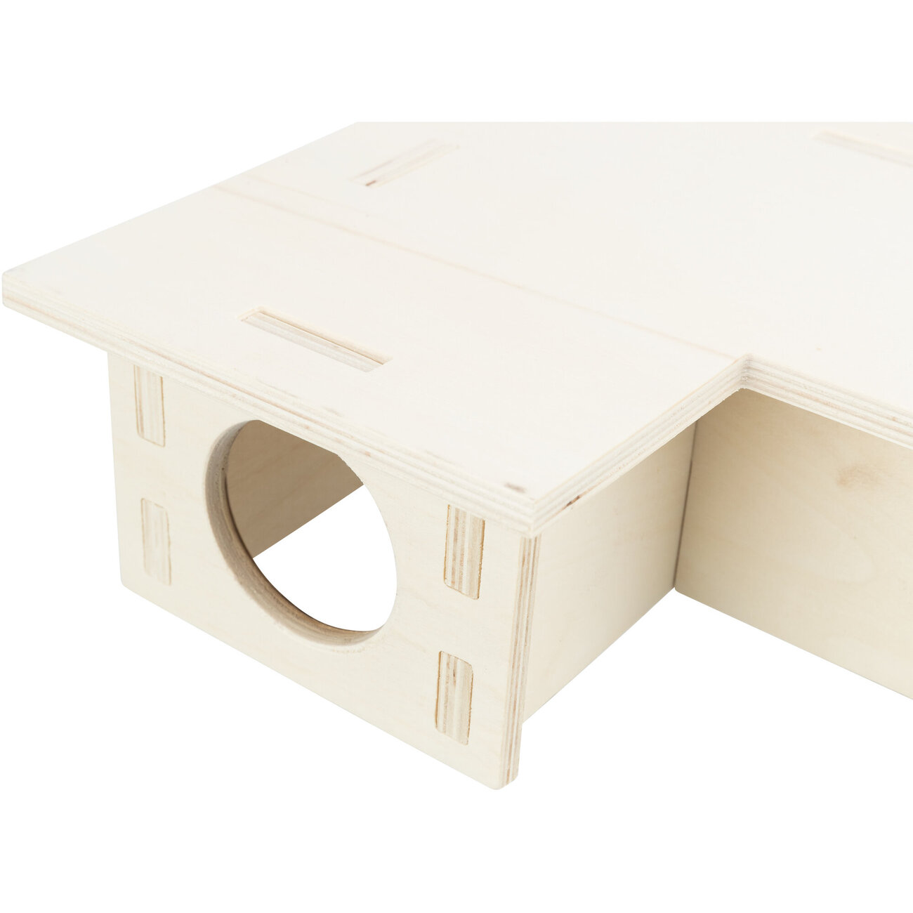 Kleintierhaus zum Stecken 3 Kammern aus Holz Bild 5