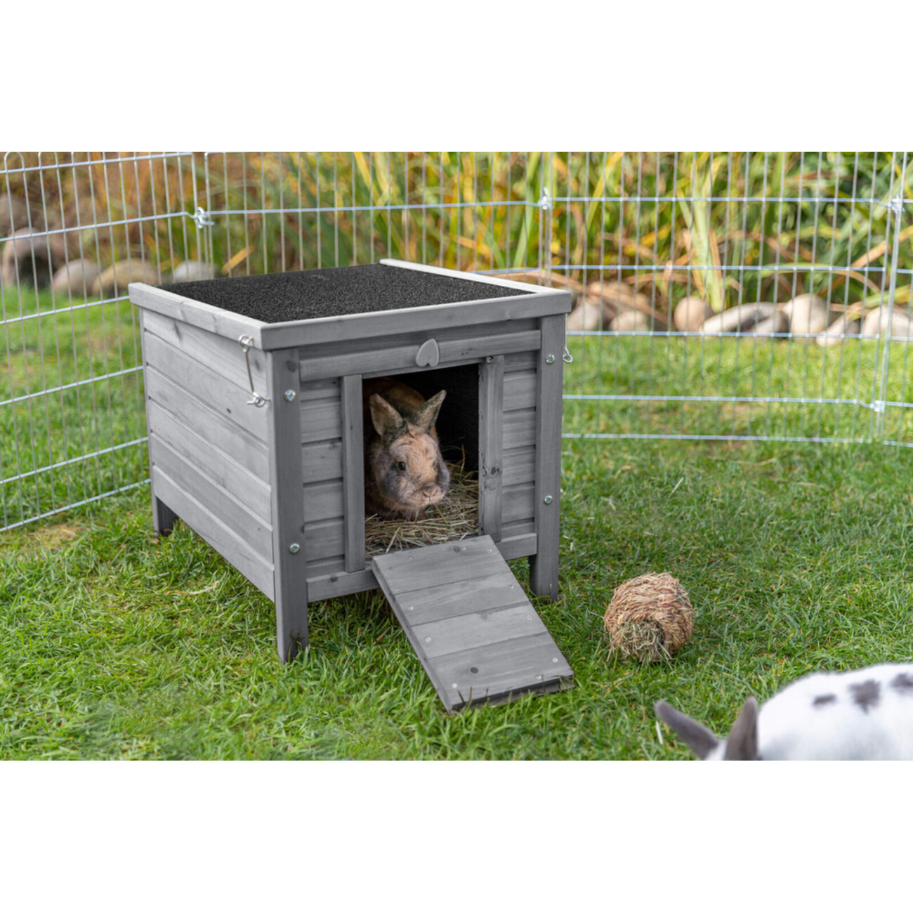 TRIXIE Kleintierhaus für Kaninchen & Meerschweinchen | Outdoor-Paradies Bild 1