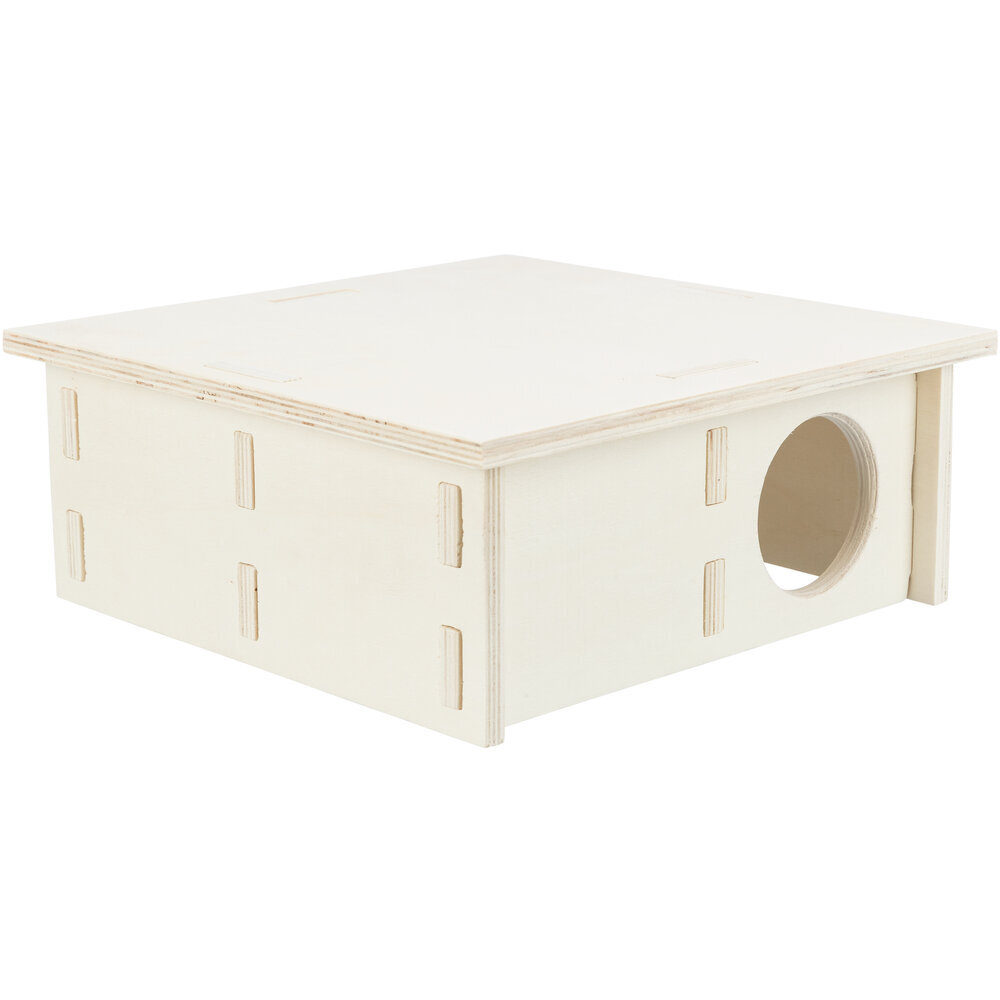 Kleintierhaus 4 Kammern aus Holz Bild 5