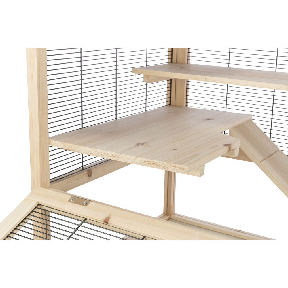 Kleintierkäfig Nagerheim aus Holz Bild 4