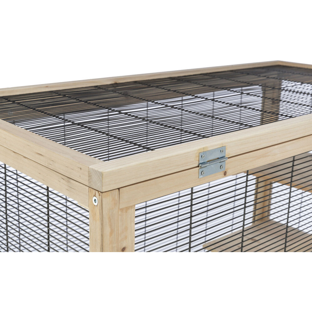 Kleintierkäfig Nagerheim aus Holz Bild 6