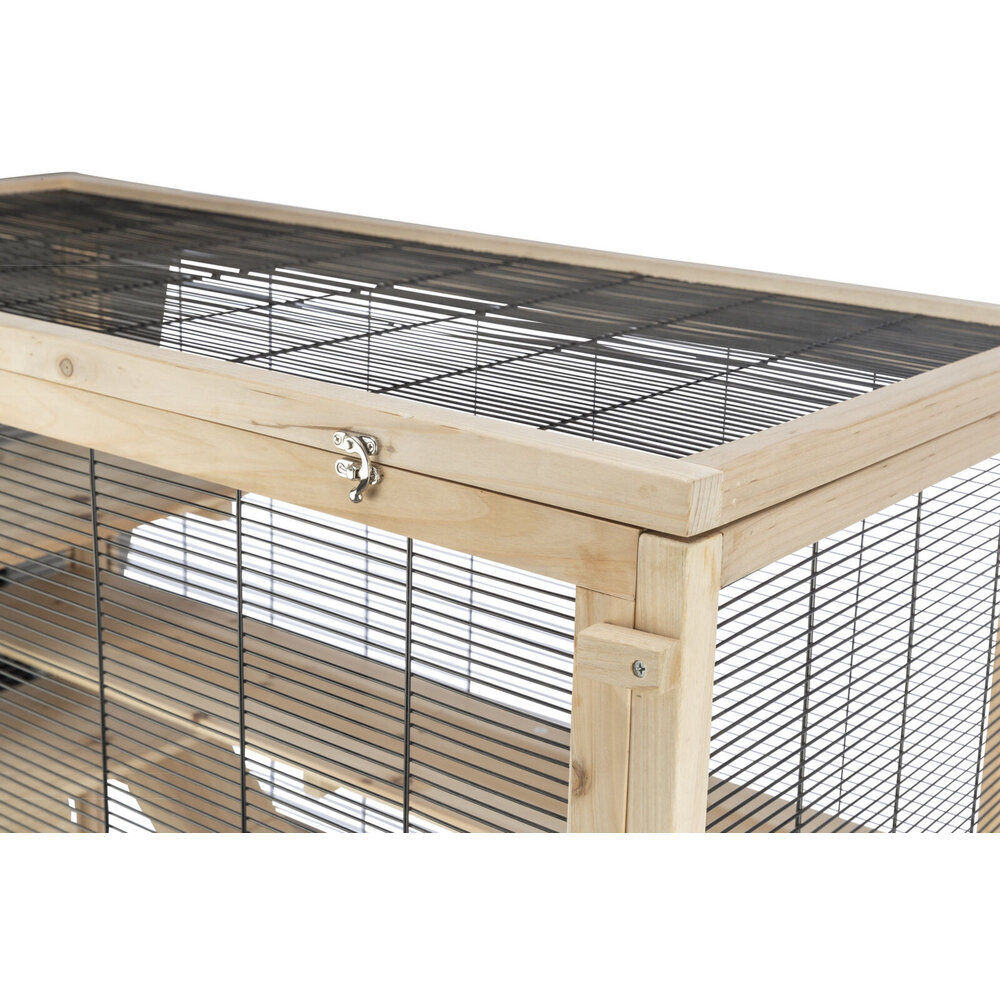 Kleintierkäfig Nagerheim aus Holz Bild 7