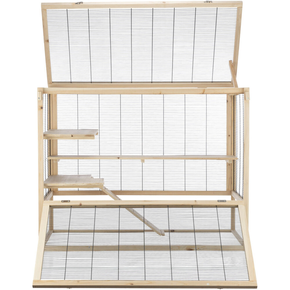 Kleintierkäfig Nagerheim aus Holz Bild 10