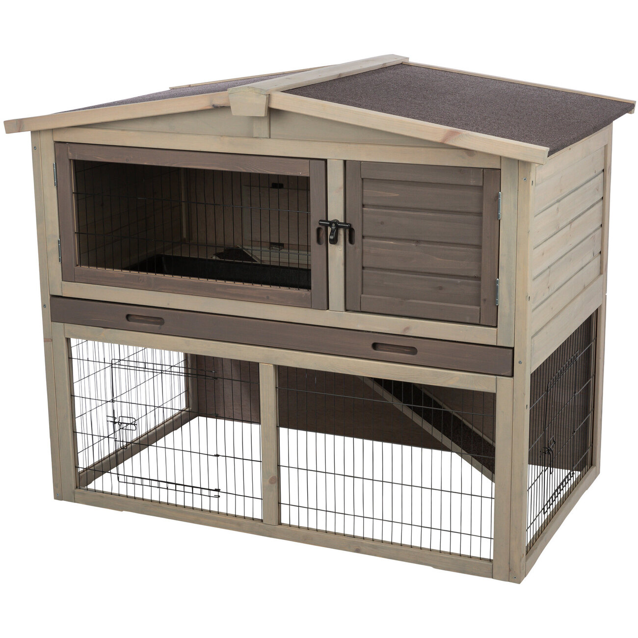 Kleintierstall mit Freilaufgehege Bild 1