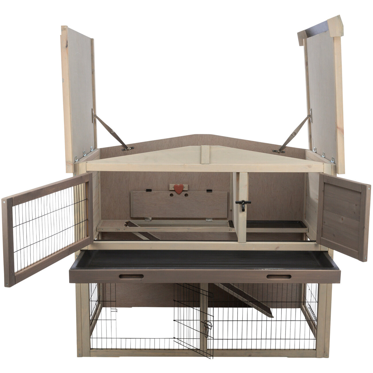 Kleintierstall mit Freilaufgehege Bild 11