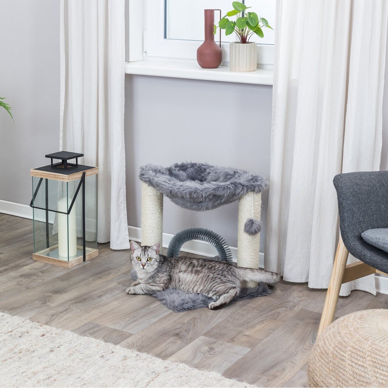 Kratzbaum Baza mit Plüsch Bild 8