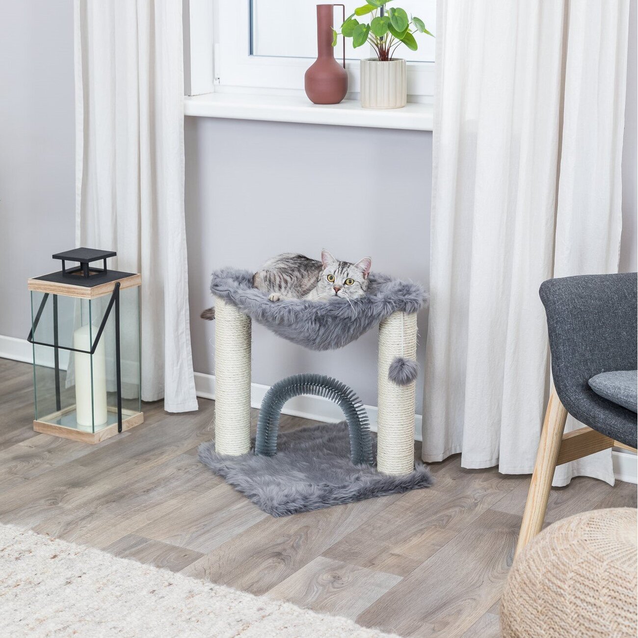 Kratzbaum Baza mit Plüsch Bild 9