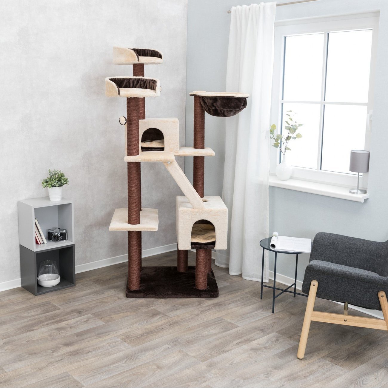 Kratzbaum dunkelbraun Felicitas Bild 11