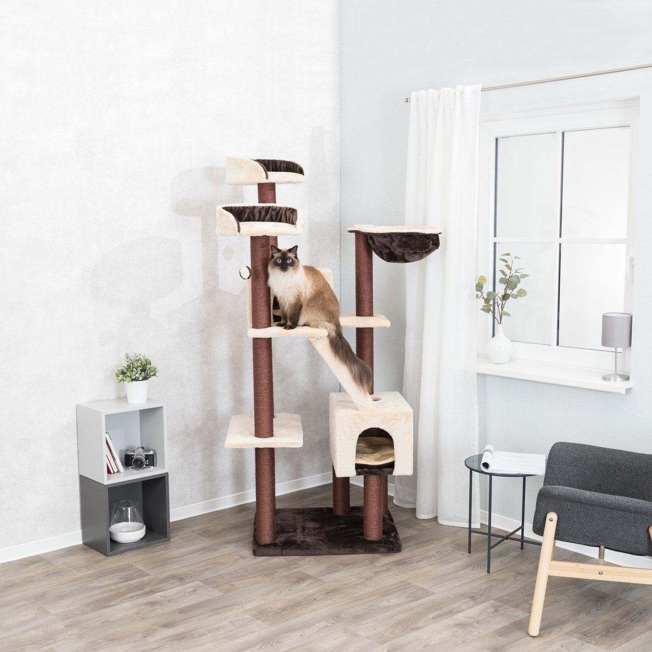 Kratzbaum dunkelbraun Felicitas Bild 2